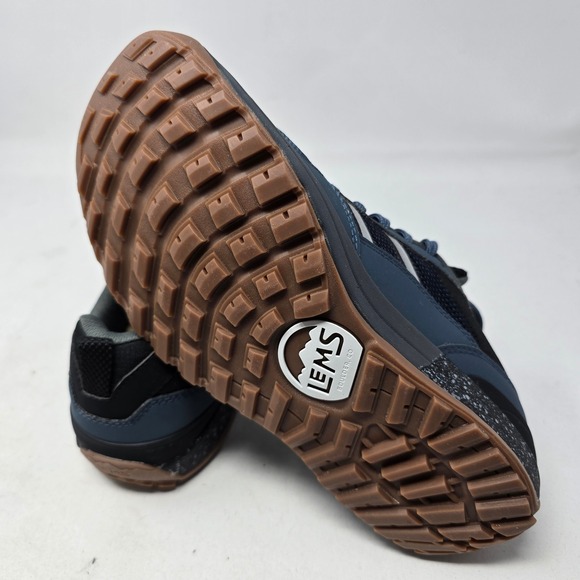 Lems Primal Pursuit Mens 10 Orion Blue Minimalist Zero Drop Trail Hiking Shoes - Picture 5 of 6